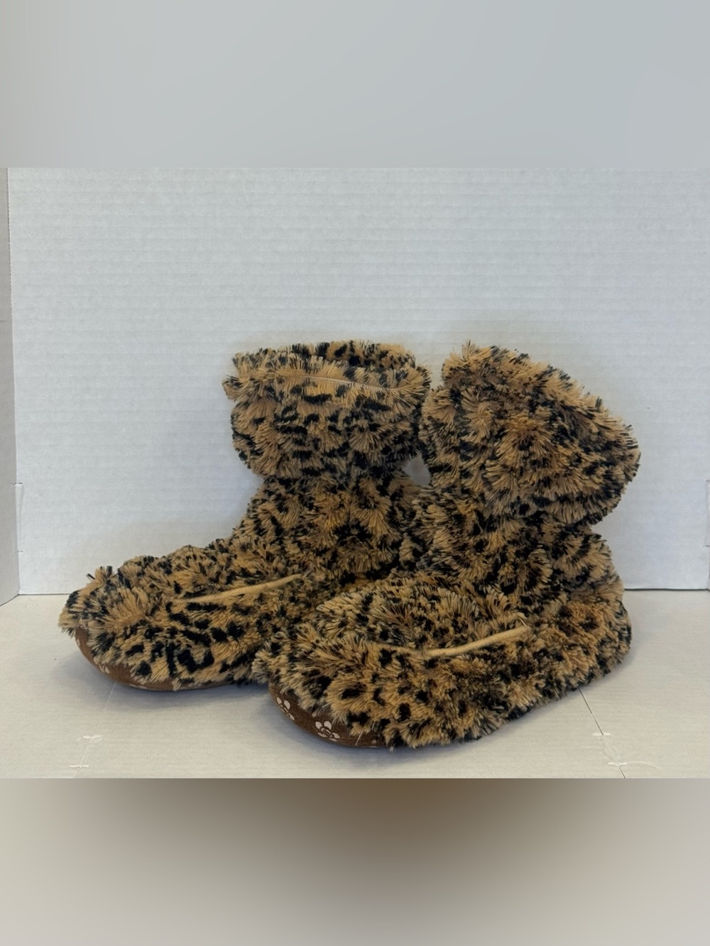 Warmies Leopard Print Microwavable booties